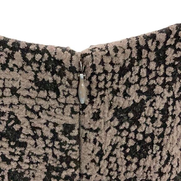 Vintage 1990s Calvin Klein 2pc Sheath Dress and Open Jacket Brown Textured Sz 14 - Picture 6 of 9